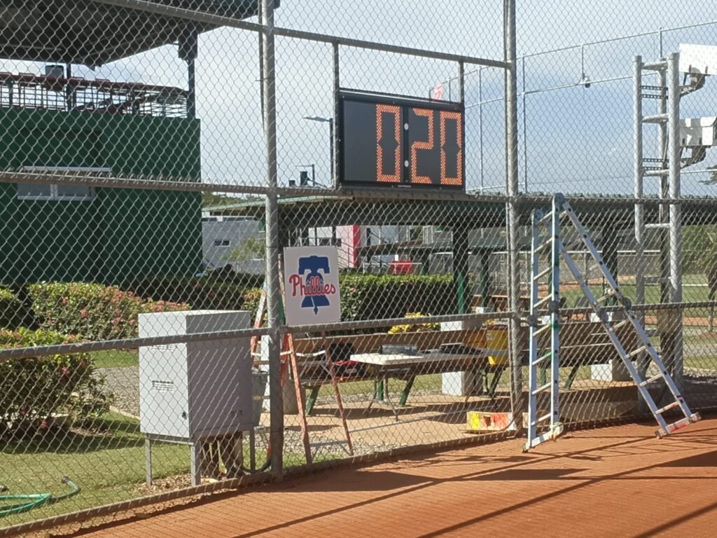 Timers para Estadio de Béisbol | Academia de los Philadelphia Phillies – R.D.